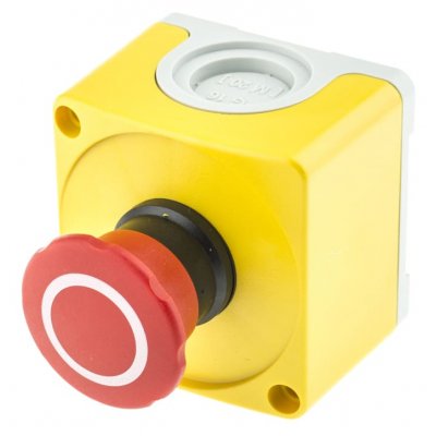 ABB CEPY1-1002 Series Emergency Stop Push Button, Surface Mount, 2NC