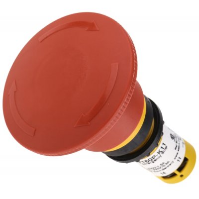 Eaton 121612 C22-PVT60P-K11 Emergency Button - Twist to Reset, 22.5mm Cutout Diameter