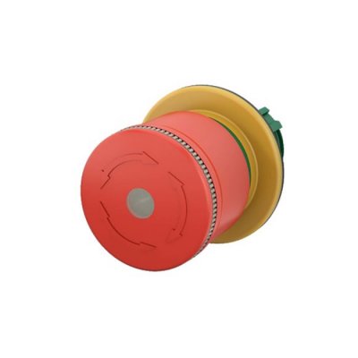 Eaton 263467 M22-PVT Mount Emergency Button - Twist to Reset, 22.5mm Cutout Diameter