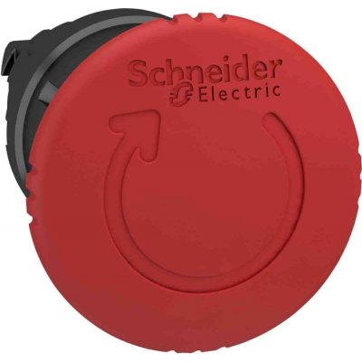 Schneider Electric ZB4BS8447  Emergency Stop Push Button, 22mm Cutout, Panel Mount