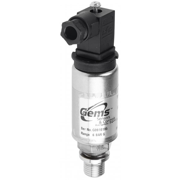 Gems Sensors 22ISBGA6000ABUA002 Pressure Sensor for Fluid, Gas , 6bar