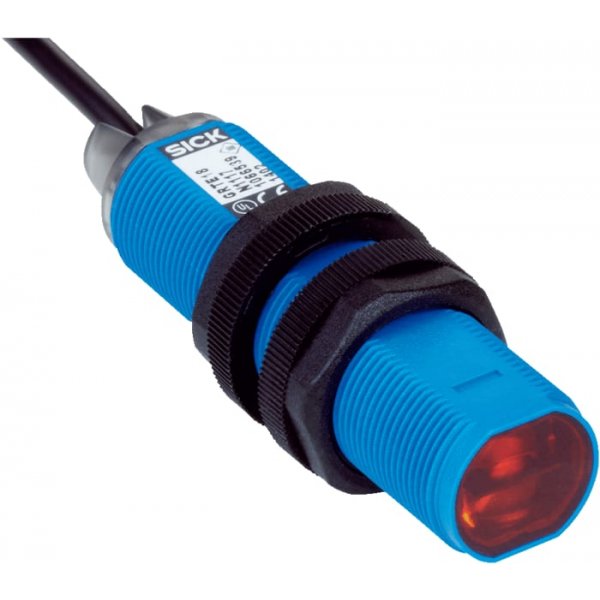 Sick GRTE18-N1147 Energetic Photoelectric Sensor with Barrel Sensor, 5 mm → 550 mm Detection Range