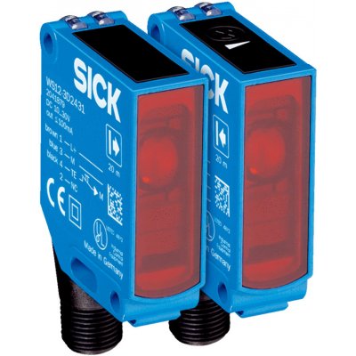 Sick WSE12-3P2431 Photoelectric Sensor with Block Sensor, 0 → 20 m Detection Range