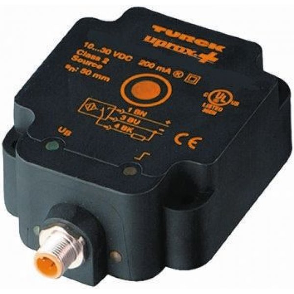 Turck BI50U-Q80-AP6X2-H1141 PNP Inductive Sensor 92mm