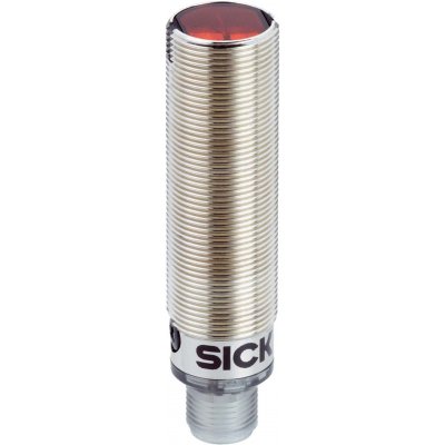 Sick GRL18-P2432 Retroreflective Photoelectric Sensor with Barrel Sensor, 7.2 m Detection Range
