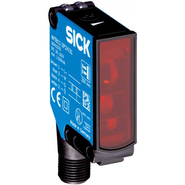 Sick WTB11-2N1131 Photoelectric Sensor with Block Sensor, 20 mm → 350 mm Detection Range
