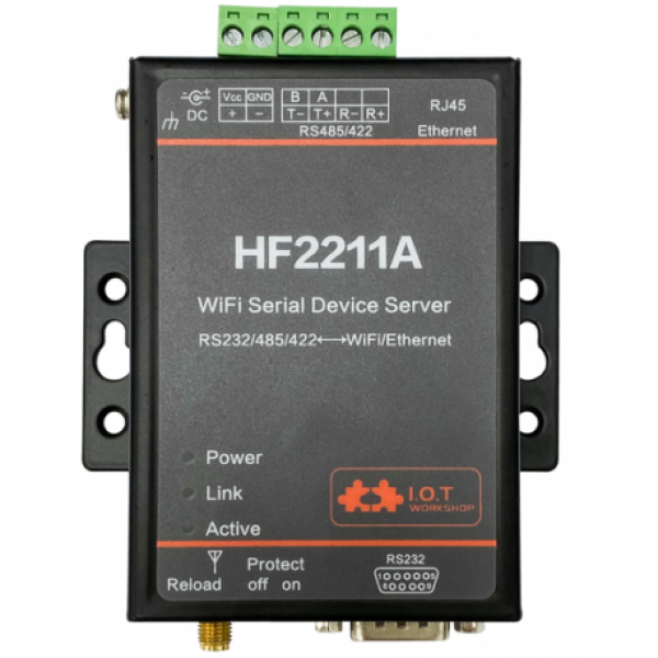 HF2211A - Serial RS232/RS422/RS485 to Wifi Converter