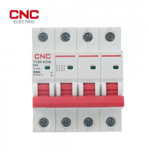 CNC Electric YCB9-80DM MCB Breaker DC 1000V 63A 4Pole DC Mini Circuit