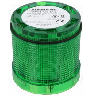 Siemens 8WD4420-5AC Green Continuous light Element, 24 V ac/dc, LED Bulb