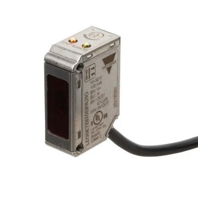 RS PRO 237-7274 Diffuse with Background Suppression Photoelectric Sensor, Block Sensor, 1 m