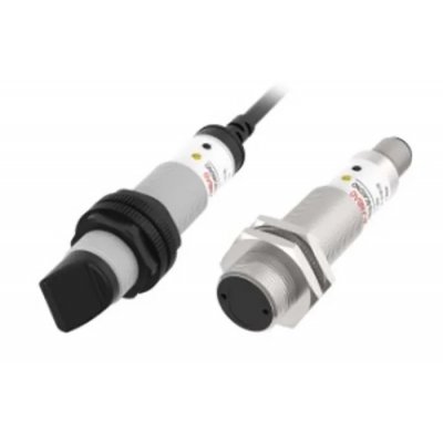 RS PRO 204-3975 Diffuse Photoelectric Sensor, Barrel Sensor, 400 mm Detection Range