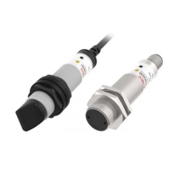 RS PRO 204-3973 Diffuse Photoelectric Sensor, Barrel Sensor, 400 mm Detection Range