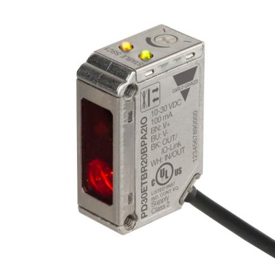 RS PRO 237-7280 Background Suppression Photoelectric Sensor, Block Sensor, 200 mm