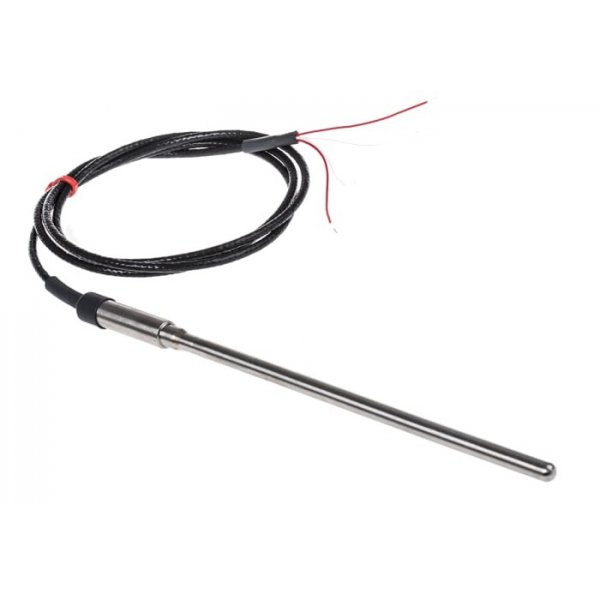 RS PRO 397-1832 PT100 RTD Sensor, 6mm Dia, 150mm Long, 4 Wire, Class B +200°C Max
