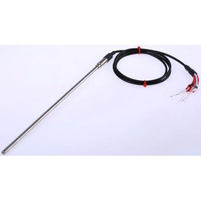 RS PRO 397-1400 Sensor, 6mm Dia, 250mm Long, 2 x 3 Wire, Probe, Class B +250°C Max