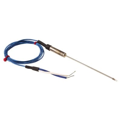 RS PRO 151-271 Type T Thermocouple 100mm Length, 1.6mm Diameter → +250°C