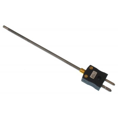 RS PRO 872-2694 Type J Thermocouple 150mm Length, 4.5mm Diameter → +1100°C
