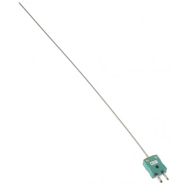 RS PRO 787-7793 Type K Thermocouple 500mm Length, 3mm Diameter → +1100°C