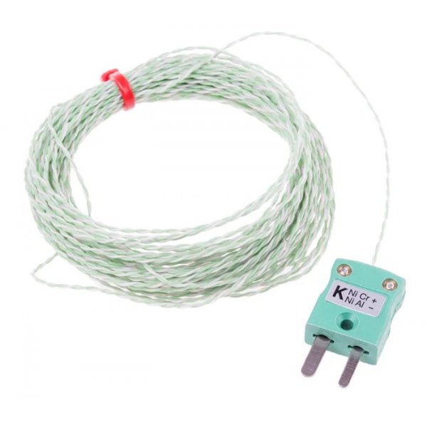 RS PRO 123-6324 Type K Thermocouple 10m Length, → +250°C