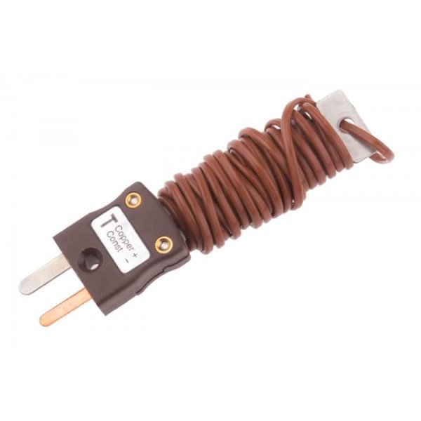 RS PRO 110-4470 Type T Thermocouple 2m Length, → +220°C