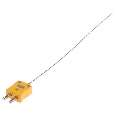 RS PRO 804-7928 Type K Thermocouple Connector 250mm Length, 1.5mm Diameter, -40°C → +1100°C