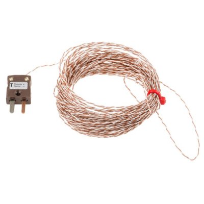 RS PRO 123-6334 Type T Thermocouple 10m Length, → +250°C
