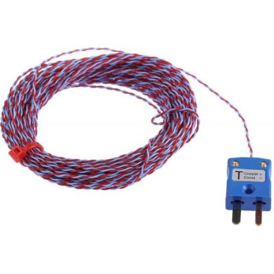 RS PRO 847-9754 Type T Thermocouple 10m Length, → +250°C