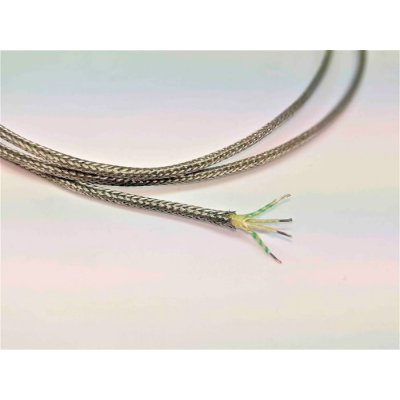 RS PRO 215-4932 Type K Thermocouple Wire, 100m, Unscreened, Glass Fibre Insulation, +350°C Max