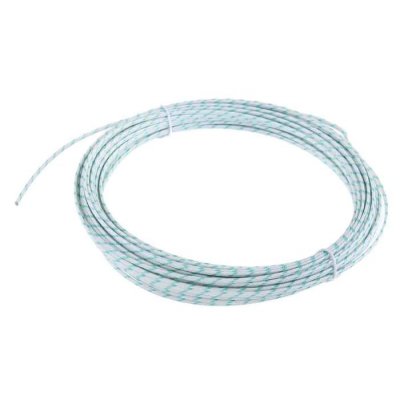 RS PRO 407-1567 Type K Thermocouple & Extension Wire, 20m, Unscreened, Fibreglass Insulation, +800°C Max
