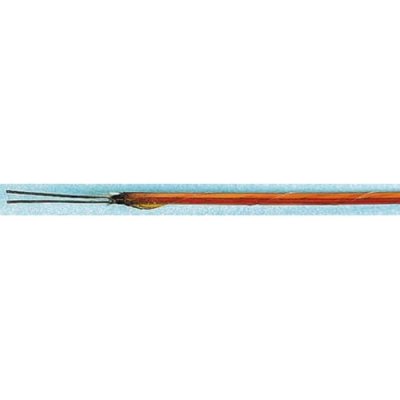 RS PRO 407-1523 Type K Thermocouple & Extension Wire, 20m, Unscreened, Kapton Insulation, +250°C Max