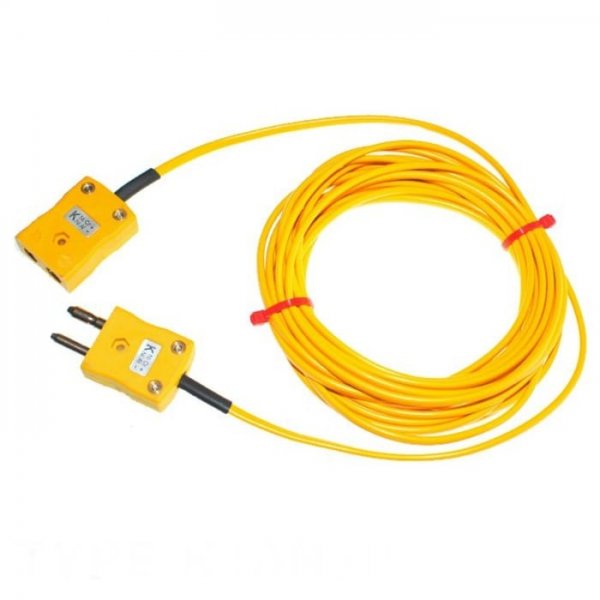 RS PRO 231-8471 Type K Thermocouple & Extension Wire, 3m, Unscreened, PVC Insulation, +105°C Max, 7/0.2mm