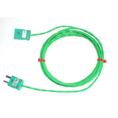 RS PRO 220-9495 Type K Thermocouple & Extension Wire, 3m, Screened, PFA Insulation, +260°C Max