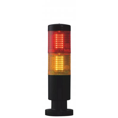 RS PRO 220-5034 Red/Amber Signal Tower, 2 Lights, 24 V, Screw Mount