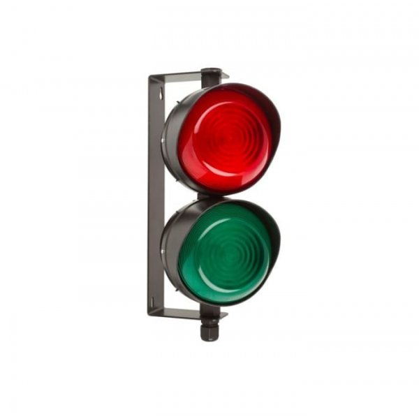 RS PRO 228-8639 Green, Red Traffic Light LED Beacon, 2 Lights, 85 → 280 V