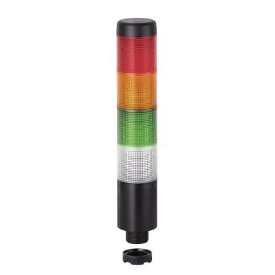 Werma 699.240.75 Clear, Green, Red, Yellow Buzzer Signal Tower, 4 Lights, 24 V