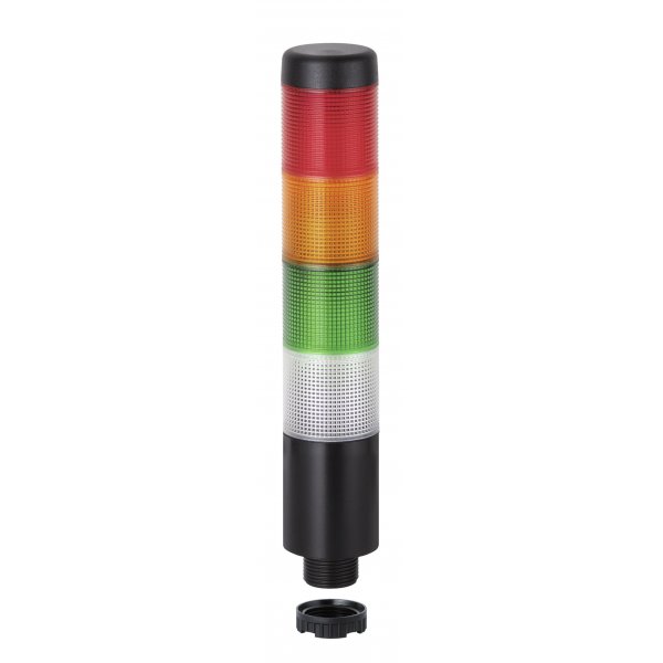 Werma 699.240.75 Clear, Green, Red, Yellow Buzzer Signal Tower, 4 Lights, 24 V