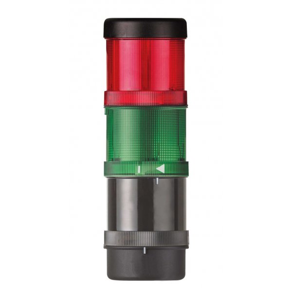 Werma 649.191.03 Red/Green Andon Light Kit, 2 Lights, 230 V