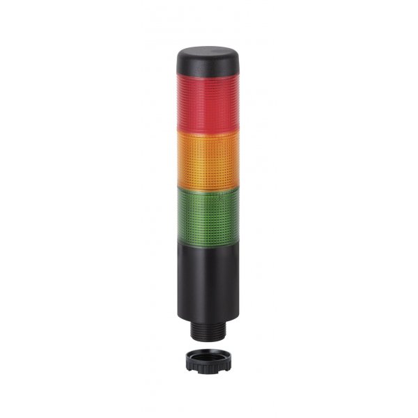 Werma 699.210.74 Red/Green/Yellow Buzzer Signal Tower, 3 Lights, 12 V, Built-In