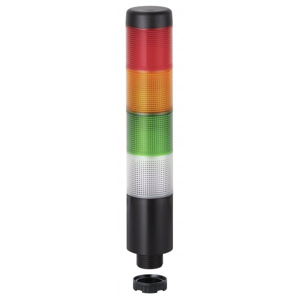 Werma 699.140.75 Clear, Green, Red, Yellow Buzzer Signal Tower, 4 Lights, 24 V
