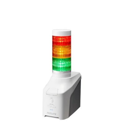 Patlite NHV6-3DN-RYG Multicolour Voice Annunciator Signal Tower, 3 Lights, 42.5 → 57 V