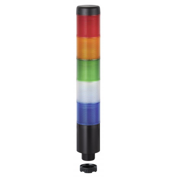 Werma 698.160.75 Blue, Clear, Green, Red, Yellow Signal Tower, 5 Lights, 24 V