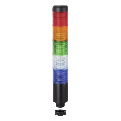 Werma 698.260.75 Blue, Clear, Green, Red, Yellow Signal Tower, 5 Lights, 24 V