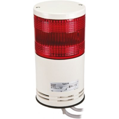 Schneider Electric XVC1B1K Red Signal Tower, 1 Lights, 24 V dc, Surface Mount