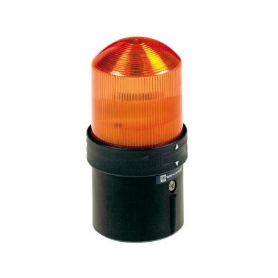 Schneider Electric XVBL1G5 Amber Flashing Effect Beacon Unit, 120 V ac, LED Bulb