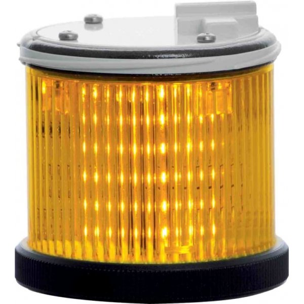 RS PRO 190-2902 Yellow Multiple Effect Beacon Unit, 110 V ac, LED Bulb