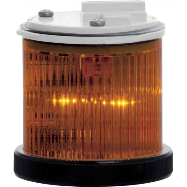 RS PRO 190-2846 Amber Multiple Effect Beacon Unit, 110 V ac, LED Bulb, AC, IP66