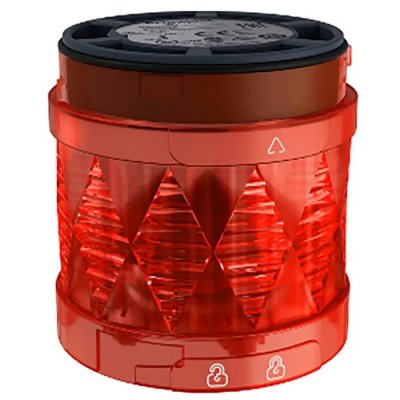 Schneider Electric XVUC44 Red Flashing Effect Mounting Base, 24 V ac/dc, LED Bulb, AC, DC, IP65
