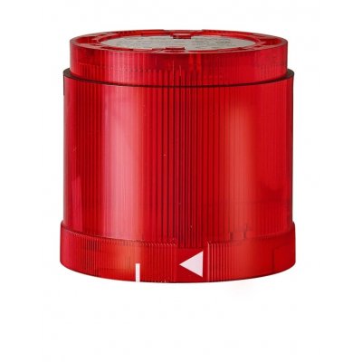 Werma 843.100.67 Red Continuous lighting Effect Flashing Light Element, 115 V, LED Bulb