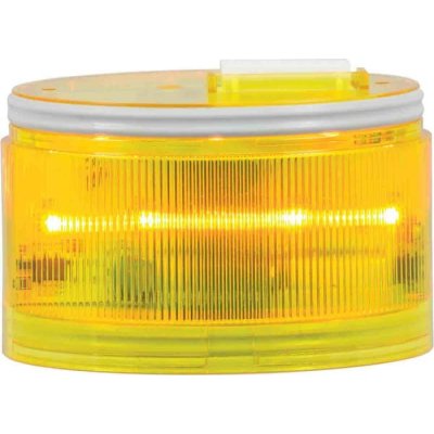 RS PRO 190-2821 Yellow Multiple Effect Flashing Light Element, 24 V ac/dc, 240 V ac, LED Bulb