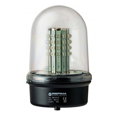 Werma 280.410.55 Red Continuous lighting Light Module, 12 → 50 V, Surface, LED Bulb